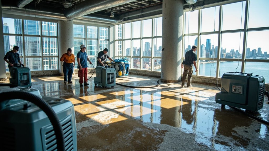 Commercial water restoration experts for river nor