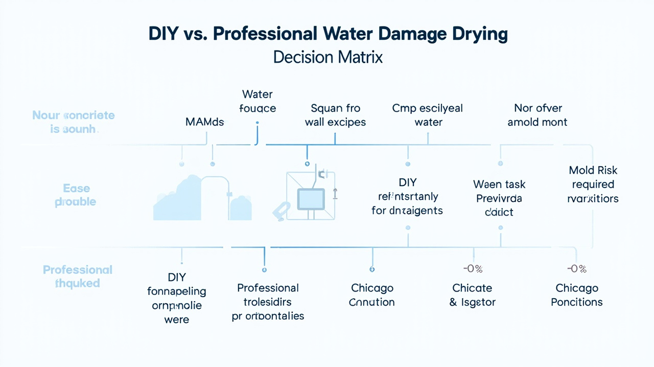 Comparing professional drying equipment to home fans for a wet Norwood Park basement