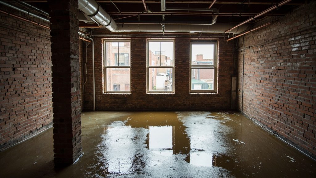 Fixing water damage from frozen pipes in logan squ