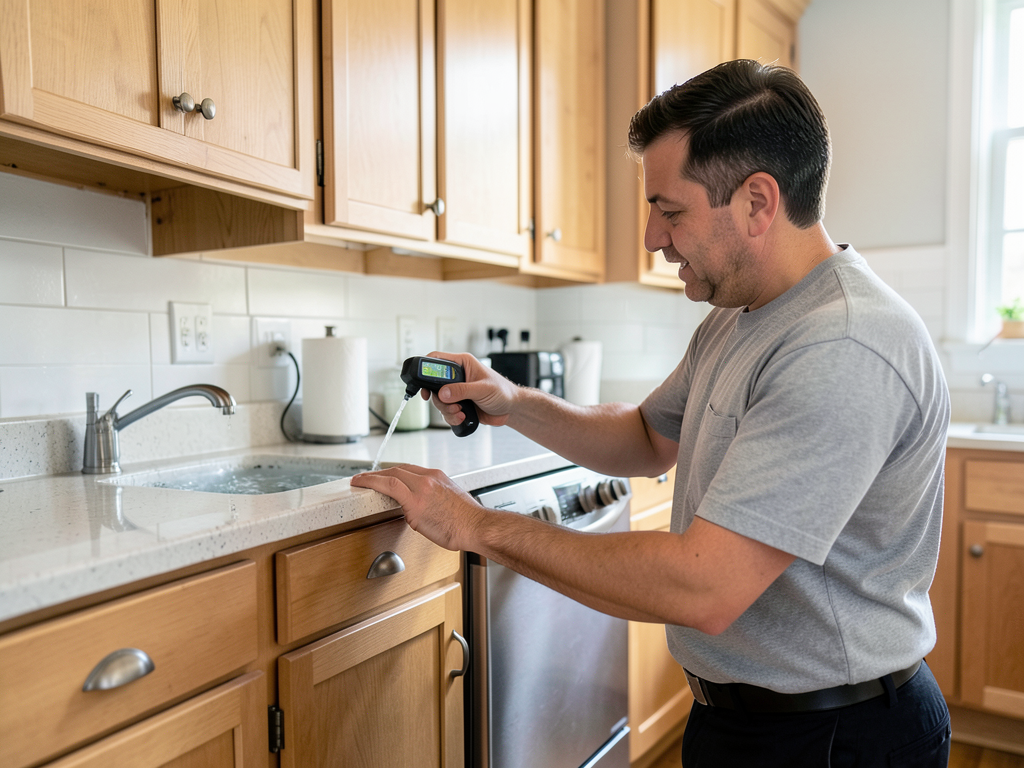 How to check for water damage behind built in cabinetry and custom millwork