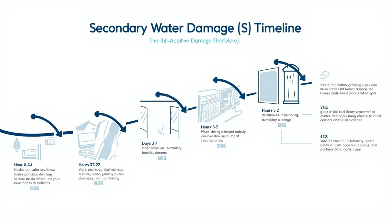 How to prevent secondary water damage like warped studs and rotted plates in Portage Park