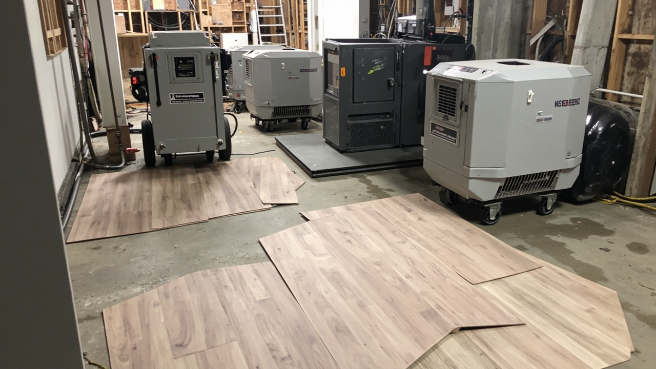 How to save luxury vinyl plank flooring after a flood in your Dunning home