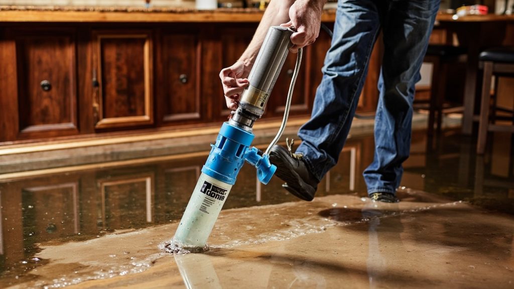 How to save your finished basement bar after a plu