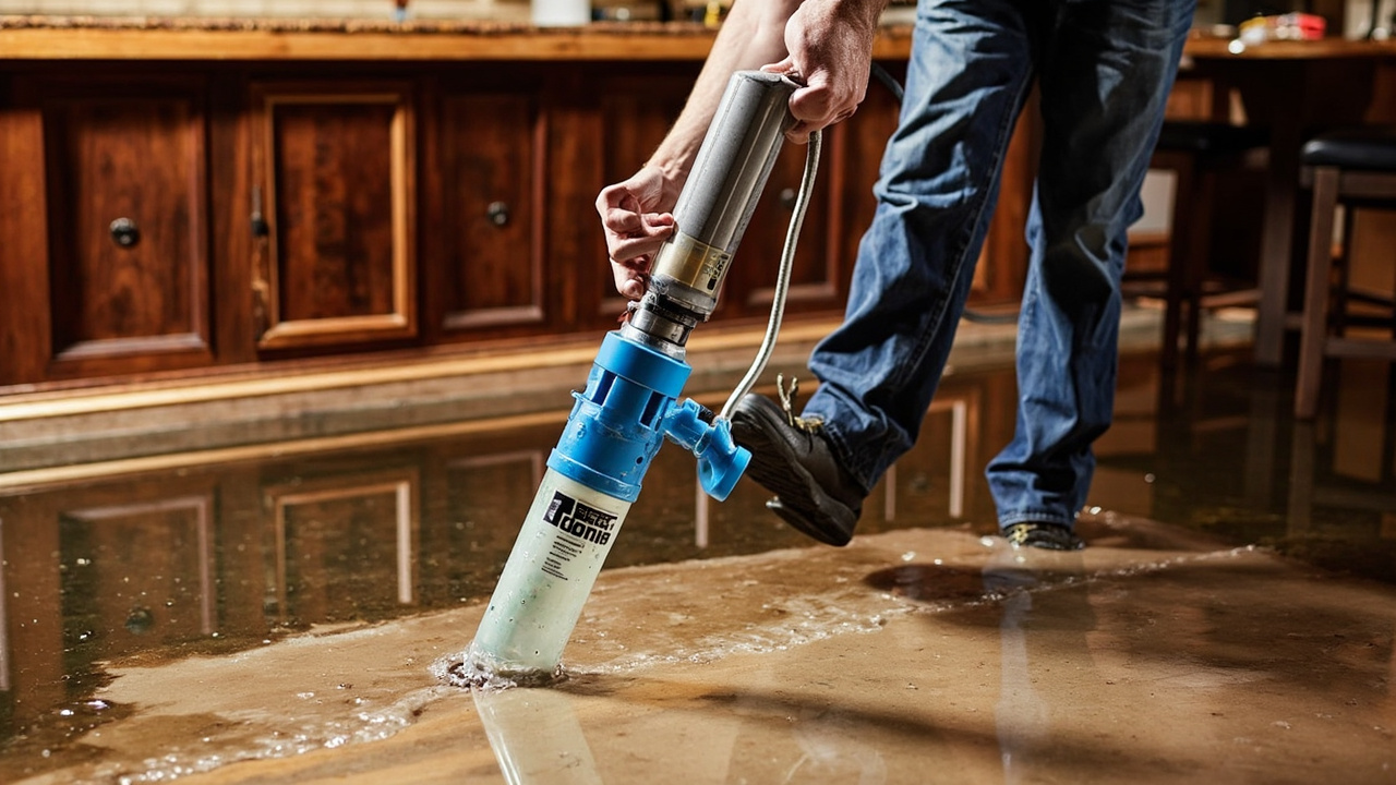 How to save your finished basement bar after a plumbing leak in Lincoln Park