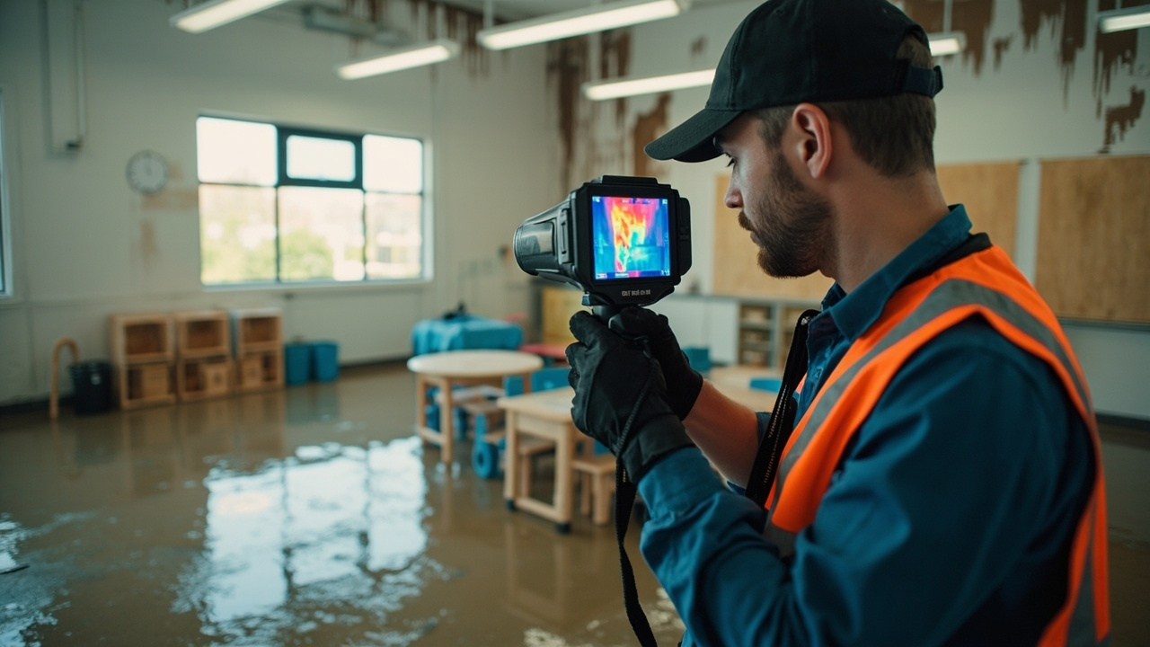 Meeting health codes after a water leak at your South Shore daycare center