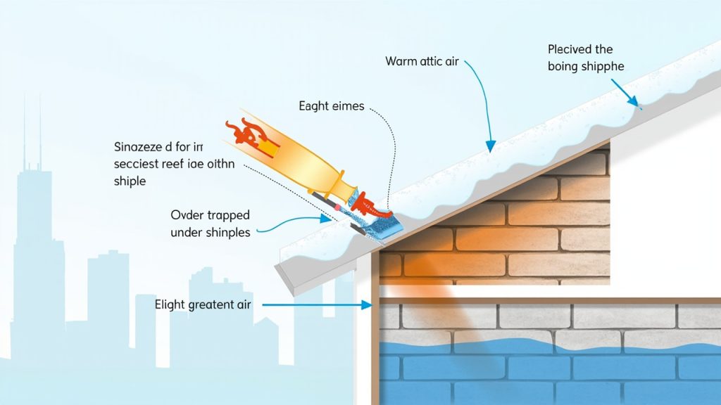 Repairing interior water damage from ice dams in e