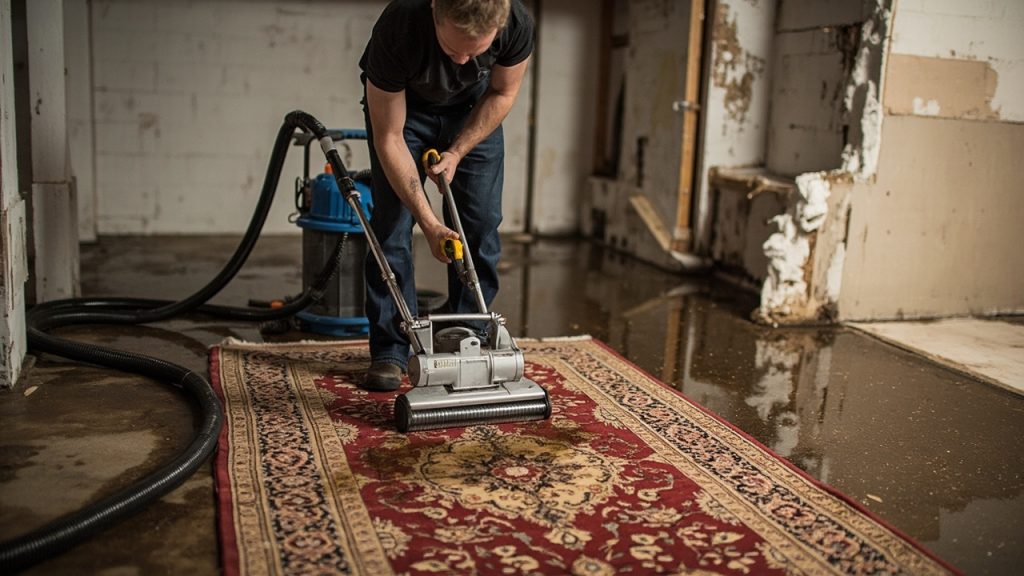 Restoring heirloom rugs and wool carpeting after a