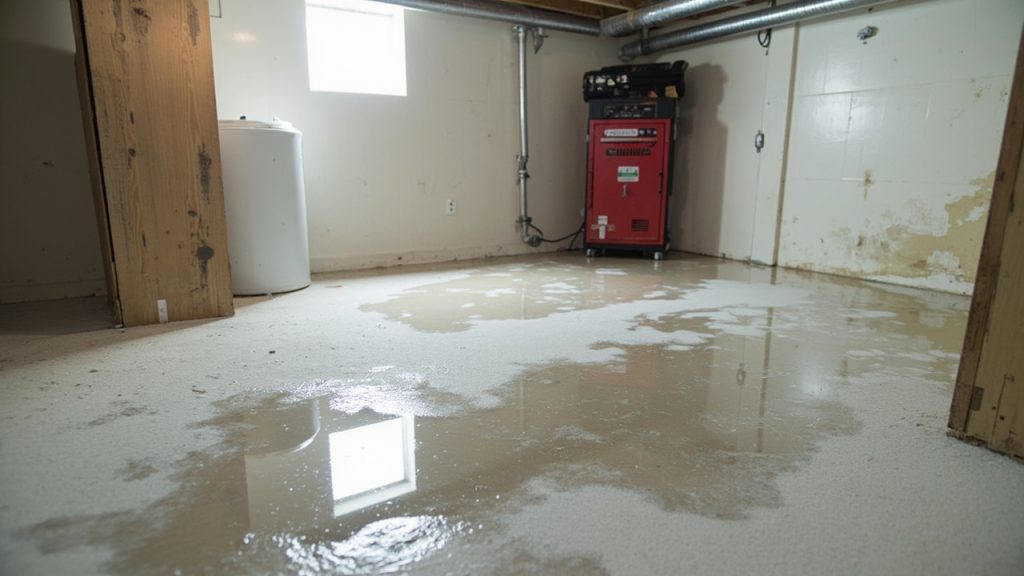 When your water softener fails and floods the util