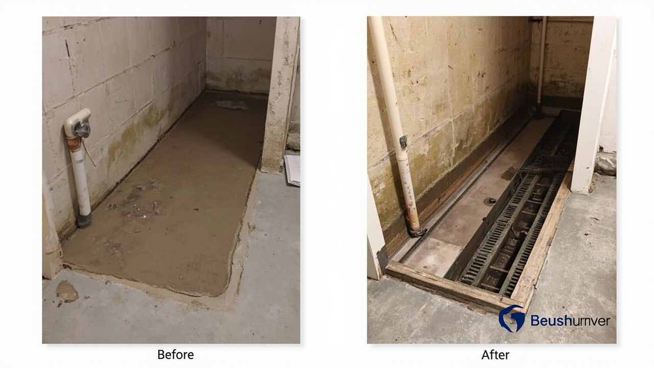 Why water seeps through concrete basement floors in Archer Heights even without a flood
